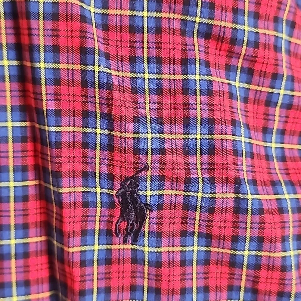 Ralph Lauren Red and Blue Checkered Shirt